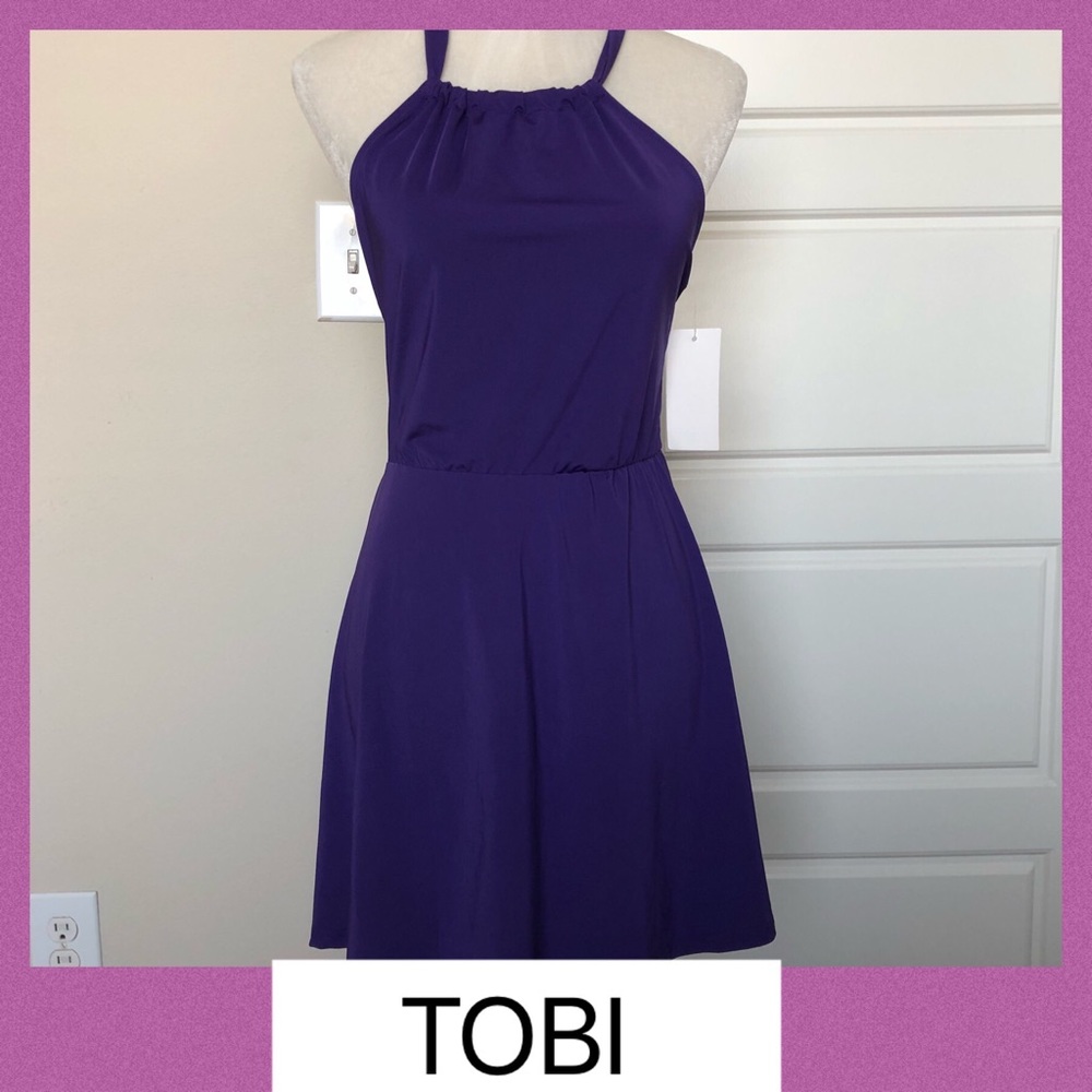 TOBI PURPLE DRESS SIZE S